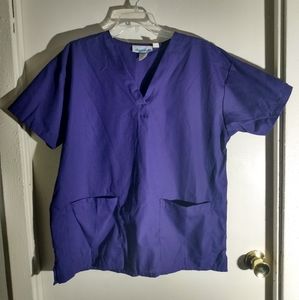 Ladies Angelica Uniform Scrub Top Size Large NWOT